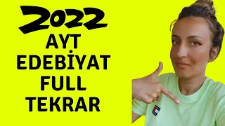 AYT EDEBİYAT FULL TEKRAR Genel Tekrar 📌Tek video