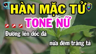 Karaoke Hàn Mặc Tử Tone Nữ ( La Thứ ) Nhạc Sống Beat 2023 | Karaoke Bách Hóa