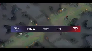 T1 vs HLE   Game 1 l Week 10 Day 4 l LCK Summer 2021