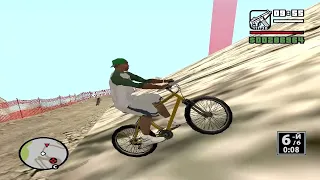 GTA San Andreas на 100%. Прохождение: Велогонки на горе Чилиад.