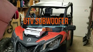 UTV Subwoofer Install