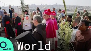 Thousands Celebrate Palm Sunday in Jerusalem