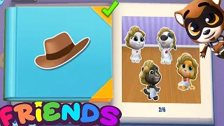 My Talking Tom Friends Stickers Book Movie Star Dress & Blonde Hair Unlocked Gameplay Android ios