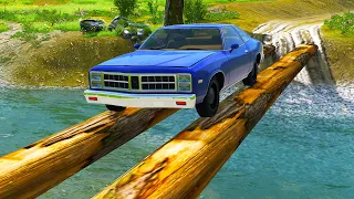 Cars vs Speed Bumps - BeamNG Drive #5466