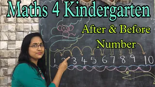 How to teach Before number & After number | Before number and after number for kindergarten class