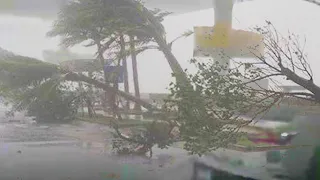 Severe storm wind of 100 km/h (62m/h) with rain hits Palotina, Santa Rosa, Brazil / Disasters