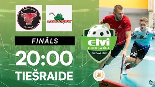 🎥 ELVI florbola līga: FBK Valmiera - Lielvārde/FatPipe (Fināls) (15.04.2023)