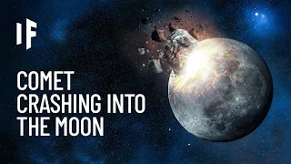 What If Halley's Comet Crashed Into the Moon?