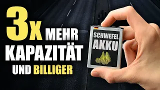 Marktreifer Schwefel-Akku übertrifft alle Li-Akkus!?