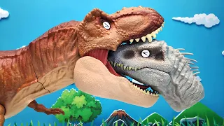 Tyrannosaurus Eat Indominus Rex! Dinosaur Battle Movie 티라노사우루스 공룡 배틀