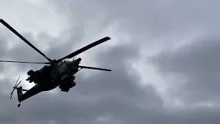 Ka-52 shot down doing flyby ORIGINAL SOUND [23-Apr-2023]