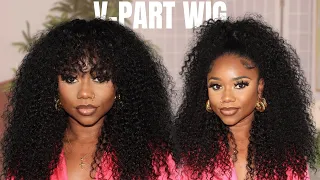 2 BEST WAYS TO STYLE A V-PART WIG | VERY DETAILED HAIR TUTORIAL ft Nadula Hair | CHEV B.
