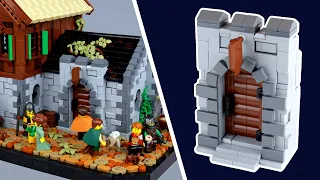 LEGO Castle Tutorial | How to Make a Medieval Stone Archway