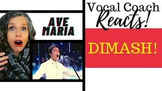 Dimash - AVE MARIA | New Wave 2021| Voice Coach Reacts & Deconstructs