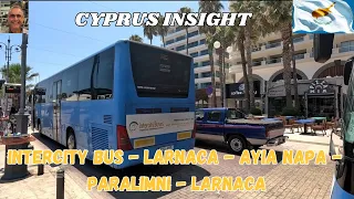 Intercity Bus - Larnaca - Ayia Napa - Paralimni - Larnaca. €4 Bargain