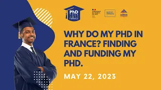 Webinar: Why do my PhD in France? Finding and funding my PhD