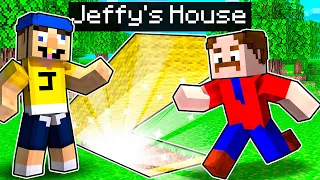 Jeffy vs Marvin SECRET House Battle in Minecraft!