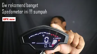 spedometer digital gpx new rekomend banget [Senja Vlog]