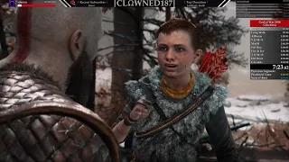 God of War 2018 | Glitchless Speedrun | Standard | (4:37:36) New World Record