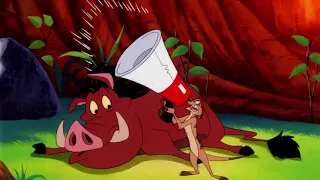 Timon and pumbaa | woodpecker | Russian