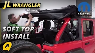 How to Install a Mopar Soft Top on a 2018 and up Jeep Wrangler JL Unlimited