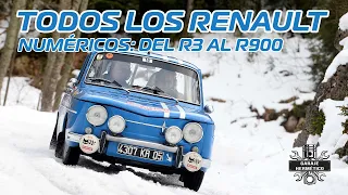 Todos los Renault "numéricos":  Del R3 ¡al R900!