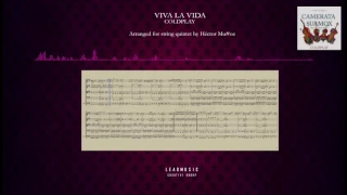Viva la vida (Coldplay) - Arranged for string quintet - Score