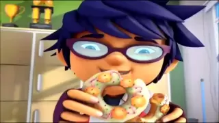 BoBoiBoy Season 2 - Episode 11 - Red Carrot Donut Scene (Malay)