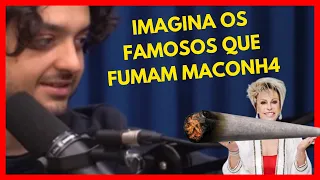 VOCÊ NUNCA IMAGINOU ESSES FAMOSOS FUMANDO MACONHA | Cortes Podcasts