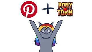 Делаю скин по пинтересту в пони таун| pony town