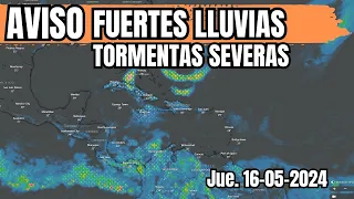 Aviso de unundaciones y tormentas severas para estos países/posible tormanta