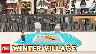 Raising & Rebuilding the LEGO Winter Village!?