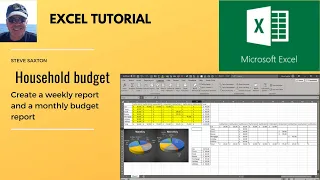 Household budget in Microsoft Excel.  Household budget