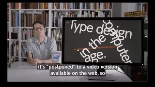 Type Design in the Computer Age: talk by Jean François Porchez at LetterExchange