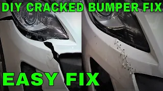 How to fix cracked bumper