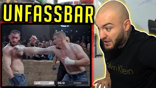 BAZOOKA Russe ESKALIERT! KAMPF DES JAHRES  gegen IVAN DRAGO bei TOP DOG FC 5! RINGLIFE reaction