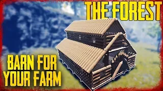 HOW TO BUILD A BARN | The Forest