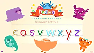 Endless Learning Academy | Practice Handwriting | Shrunken Letters | Lowercase Alphabet