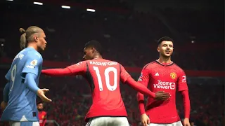 EAFC 24 Gameplay | Crazy Manchester Derby | World Class Difficulty