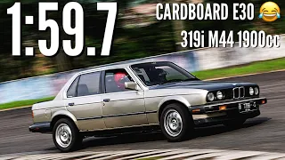 OneHotLap:: Cardboard E30 319i M44 1:59.7 @silasbonar46