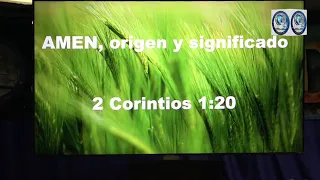 AMÉN, ORIGEN Y SIGNIFICADO, 2 CORINTIOS 1:20