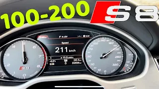 Audi S8 *Stock* 100-200km/h