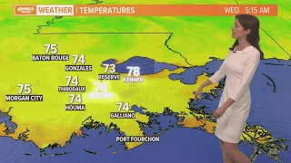 Weather: Drier weather continues with less rain, slightly less humidity