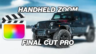 How To: Handheld Zoom Effect in Final Cut Pro! (Tutorial)