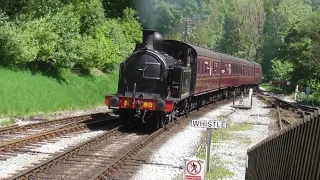 Taff Vale 85 at Oxenhope at 12:23pm Sunday 19th May 2024. Please subscribe to this channel.