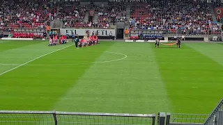 Viktoria Köln gg. TSV 1860 München 1:1 (1:0), 27.08.2022, vor dem Anpfiff Teil II