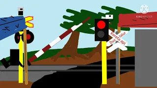 Animasi perlintasan kereta api part 7