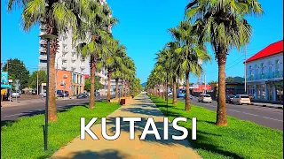 Kutaisi, Georgia walking tour 4K | Summer 2023