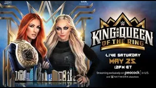 Becky Lynch (c) vs Liv Morgan for the Women's World Championship - WWE King of The Ring 2024