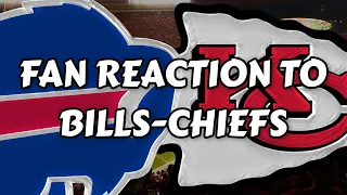 BILLS FAN REACTION to Crazy Bills-Chiefs Game